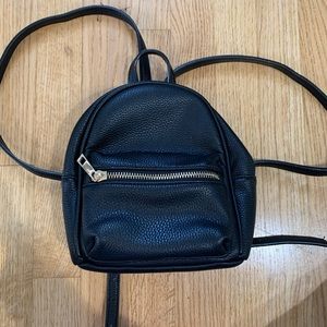 Black forever 21 mini backpack